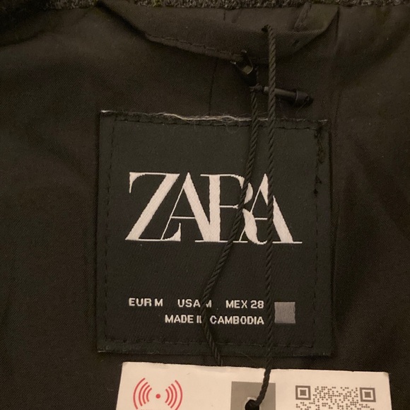 Zara Oversized Double-Breasted Large Collar Coat - Picture 2 of 13